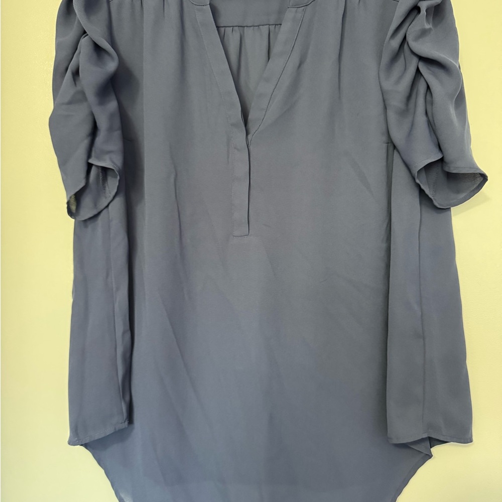 Torrid Slate Blue Blouse